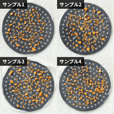 ひもを引く回数が少なくても細かく刻めて、粒の大きさも安定