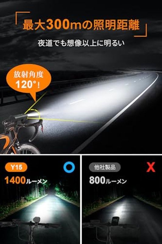 自転車ライト 4