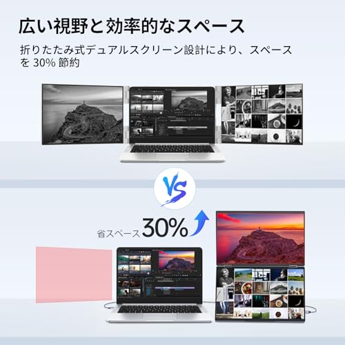 デュアル モバイルモニター 15.6インチ 6
