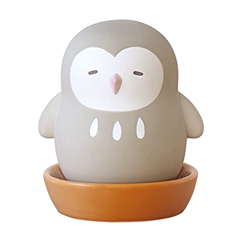 陶器の加湿器ふくろう 1
