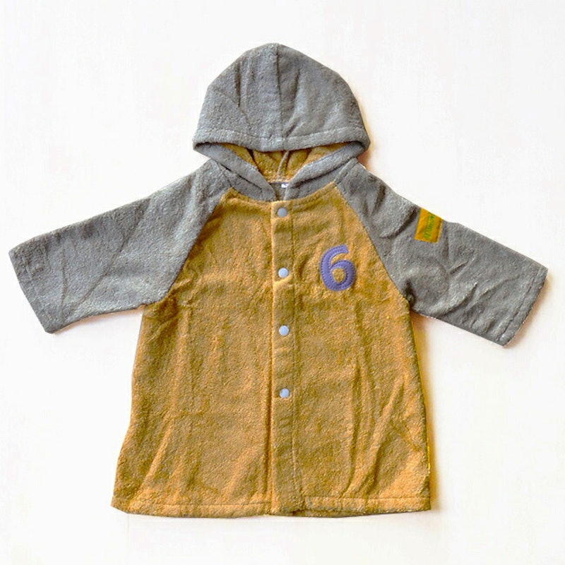 NUMBER-COLOR キッズバスローブ 13