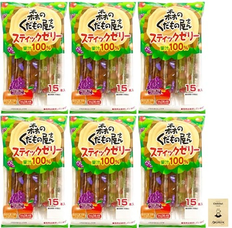 森のくだもの屋さん スティックゼリー 1