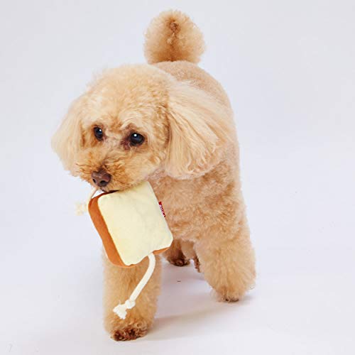 犬用おもちゃ もちもちパン屋さん 食パン 1