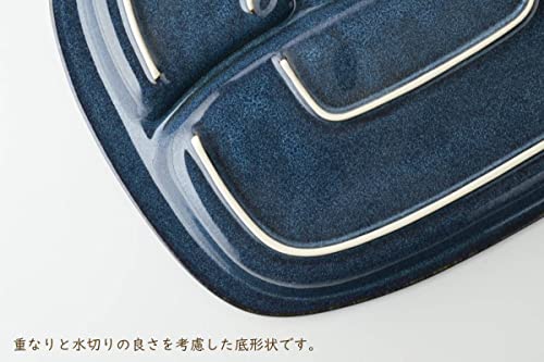 北欧ブルー 深ブルー ランチプレート 4