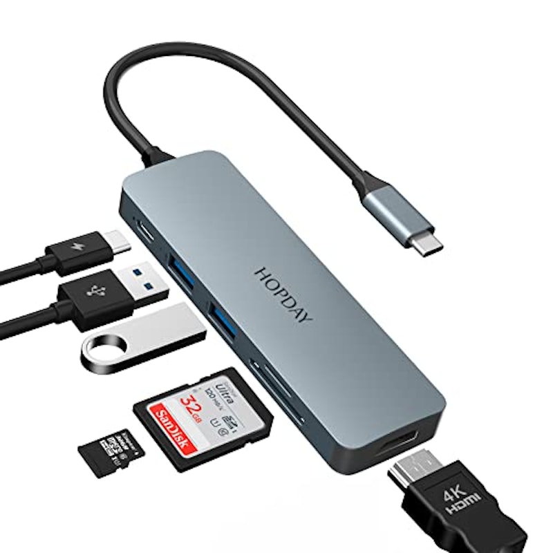 USB C Hub USB-C to HDMI Adapter - Newmight 6 in 1 USB C HDMI Multiport