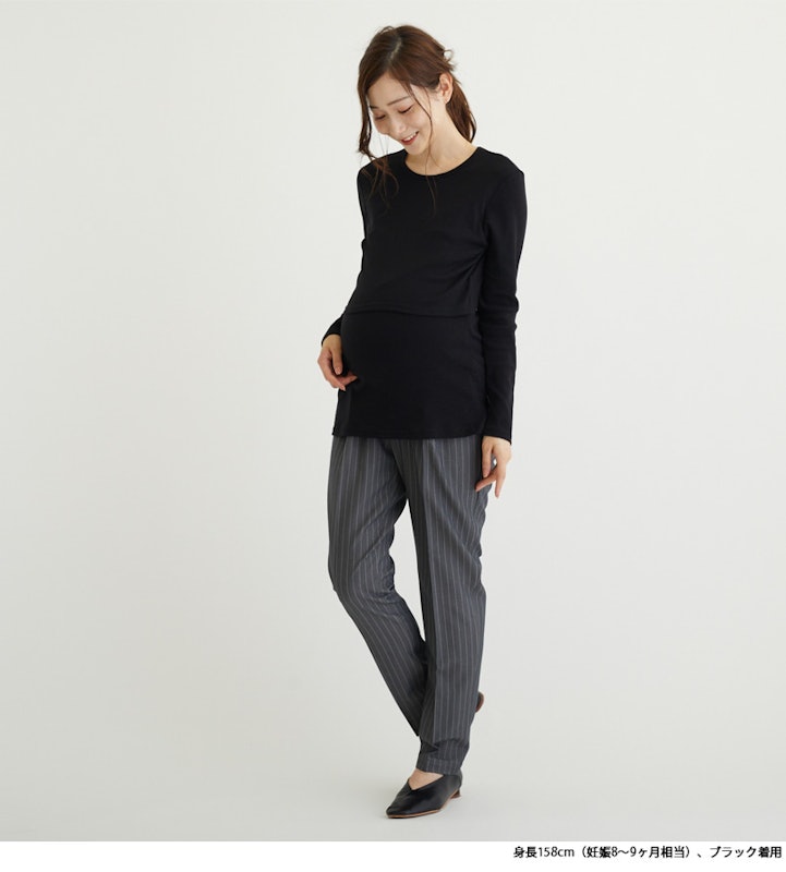 ETTE マタニティ ロングTシャツ 5