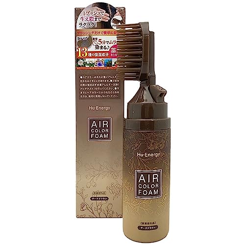 5分で簡単、泡タイプのカラー剤です！