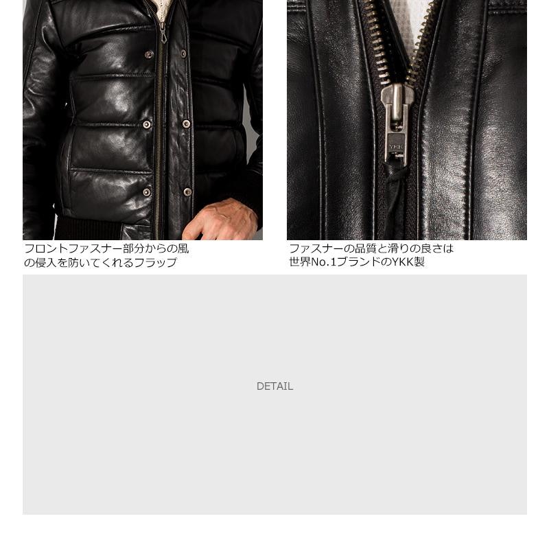 本革 3WAY ダウンジャケット 9