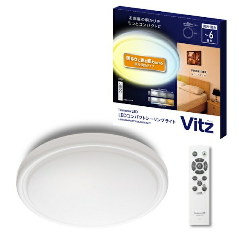 LEDコンパクトシーリングライト Vitz 1
