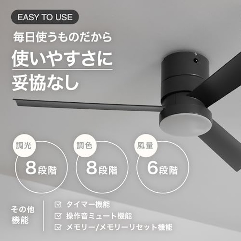 シーリングファンライト 3
