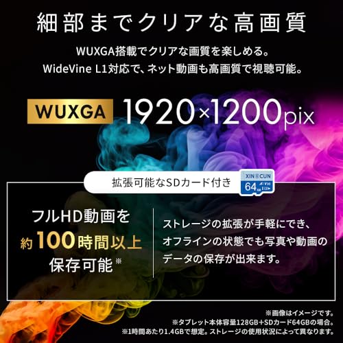 タブレット 10インチ SDカード付属 5