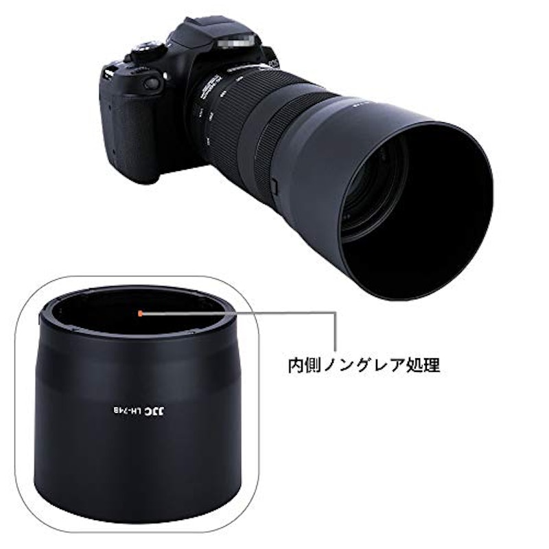 可逆式レンズフード 3
