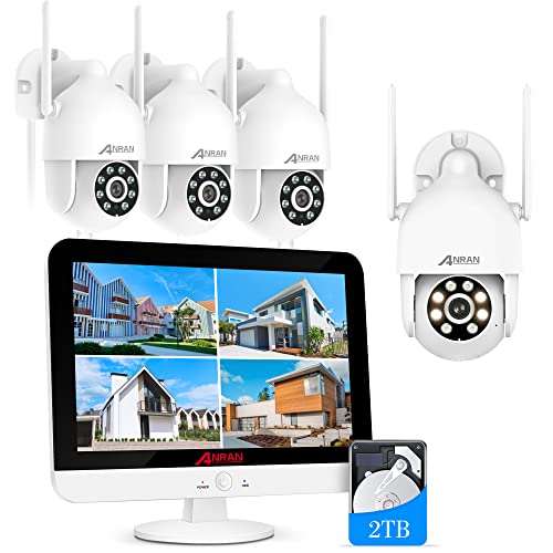 新品 2個セット ANRAN 防犯カメラ 屋外 ソーラー 暗視 360° 全方位 Amazon.co.jp: 【400万高画素防犯カメラセット・完全無線・64GBSD