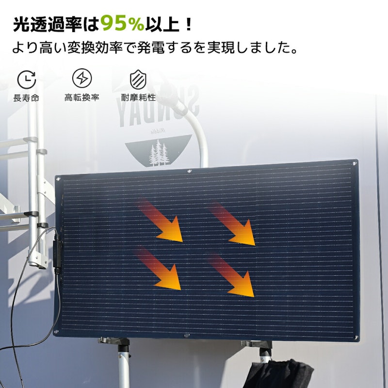 ETFEフレキシブルソーラーパネル 8