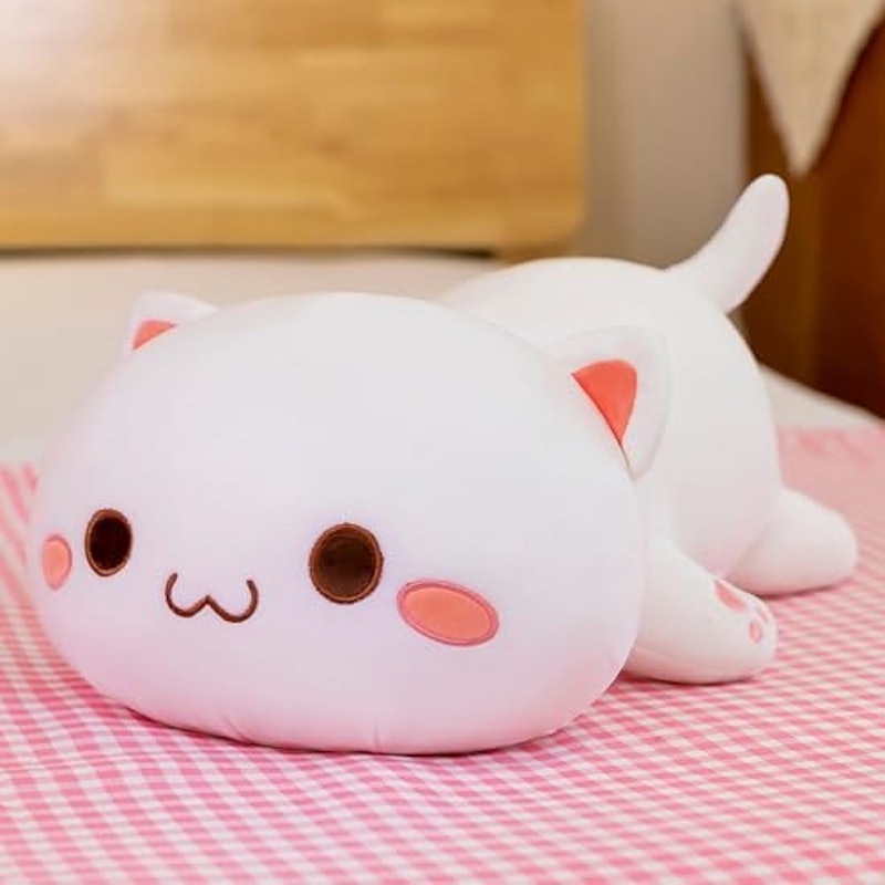猫 ロング枕 1