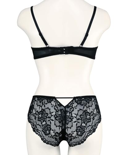 セクシードレープサテン ブラジャー&ショーツセット 3