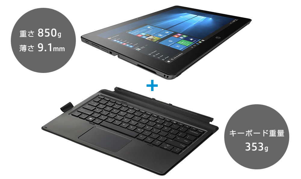 Pro X2 612 G2 2in1タブレット 6