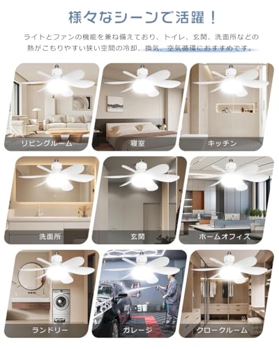 LEDシーリングファンライト 8
