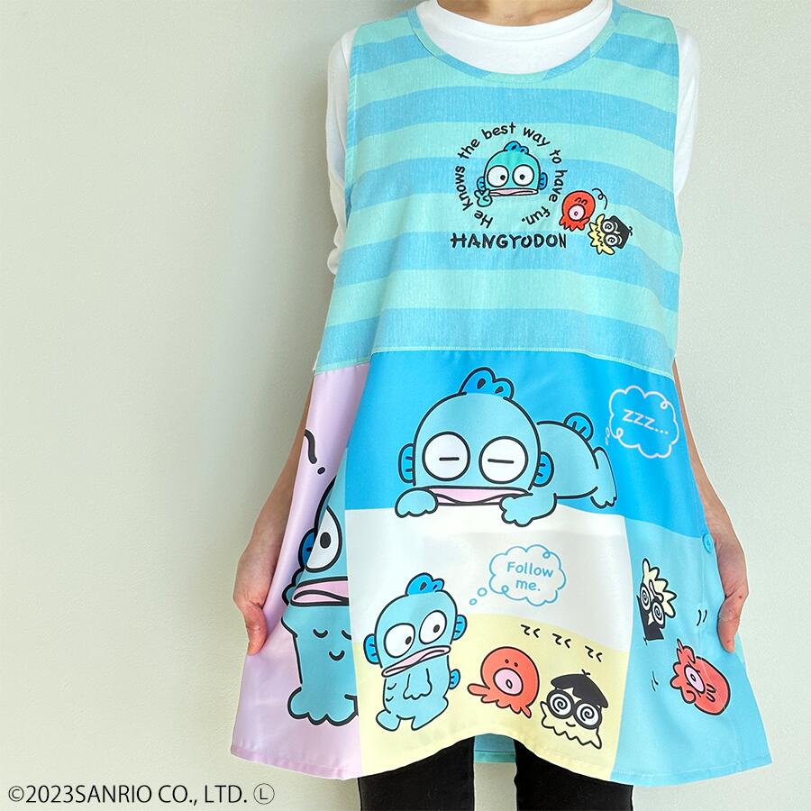 サンリオキャラクターエプロン エプロン 保育士 幼稚園 先生 サンリオキャラクターズ こねこ