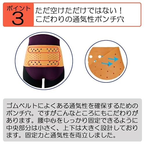 匠の心 天然ゴム 腰ベルト  3