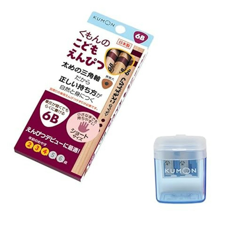 こどもえんぴつ 6B & 専用えんぴつけずり 1