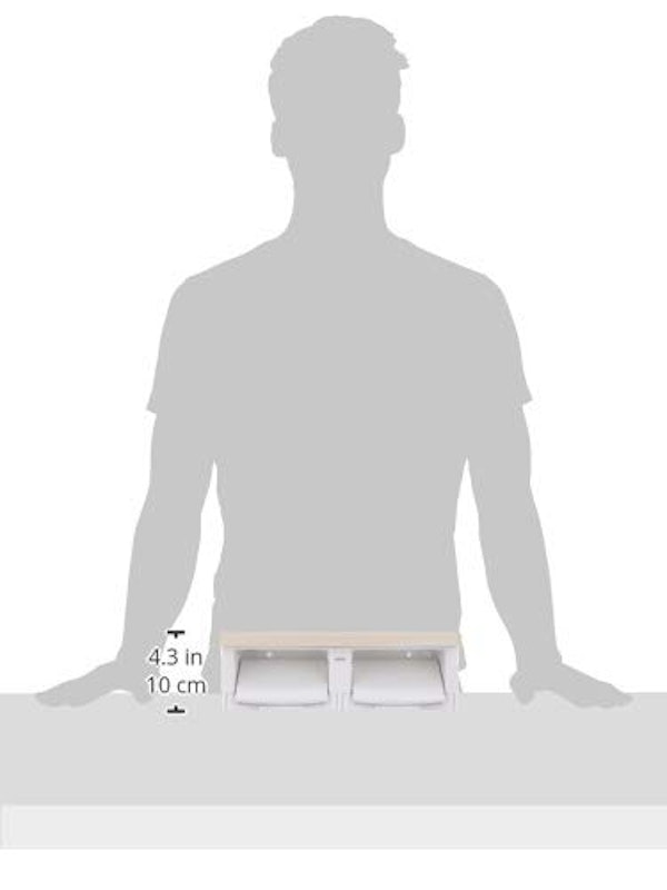 二連紙巻器 木質棚付き 3