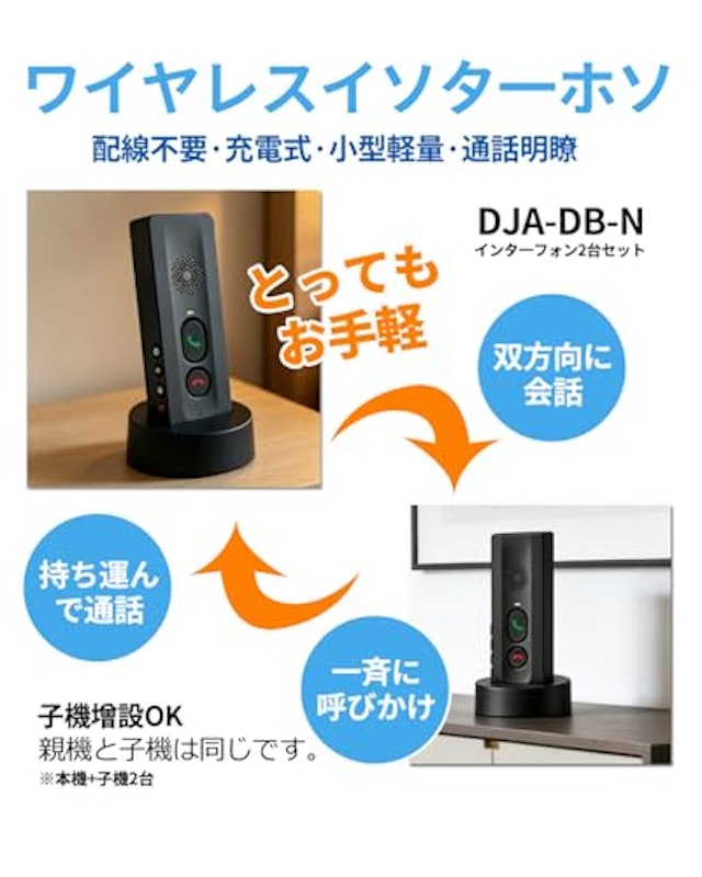 ワイヤレスインターホン 3