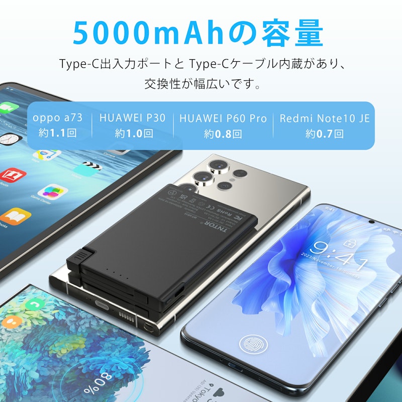 モバイルバッテリー 4