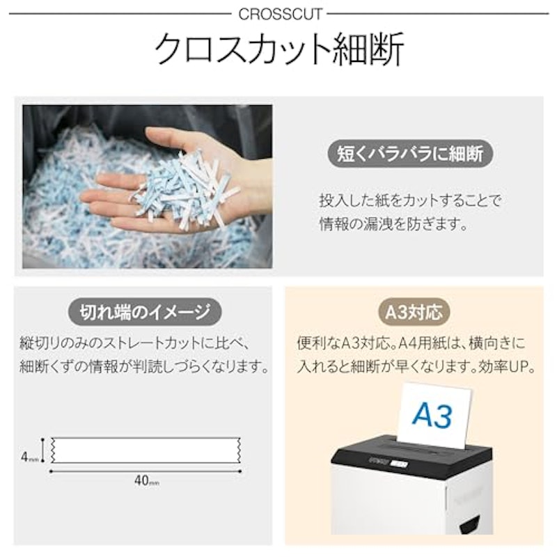 マルチカットシュレッダー A3 4