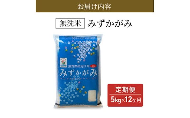みずかがみ BG無洗米 定期便 4