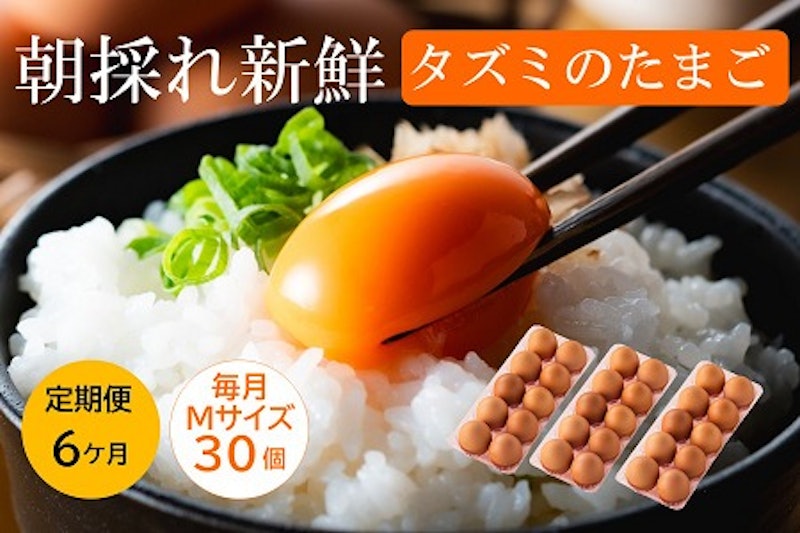 定期便 タズミの卵(30個×6ヶ月) 1