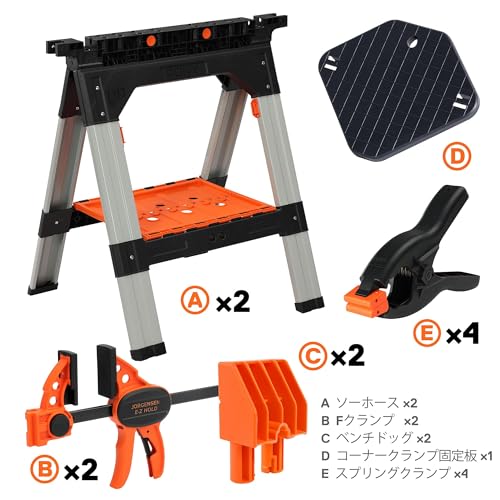 ソーホース  クランプ付 2