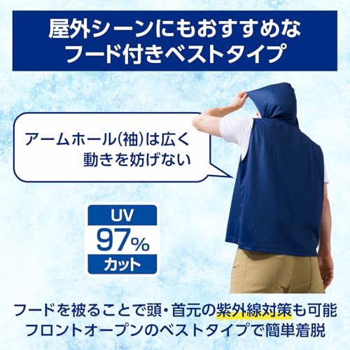 アイシングギア フード付き冷感ベスト 5