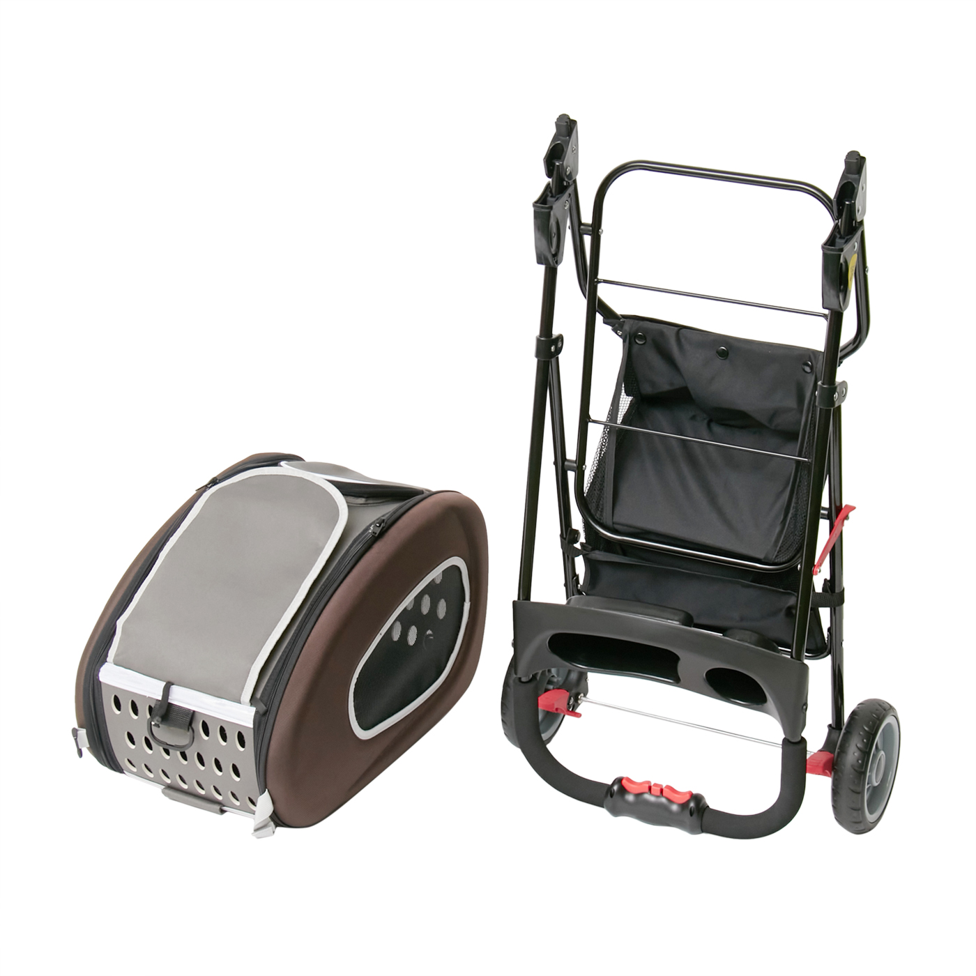 6722U★アイリスオーヤマ★4WAYペットカート★お写真参考に★ 6722U☆アイリスオーヤマ☆4WAYペットカート☆お写真参考に☆