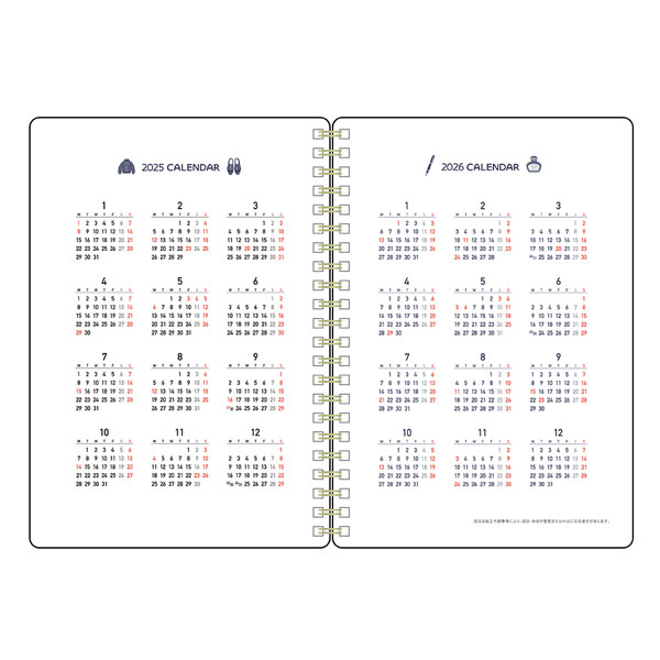 2025 eric×klaid Ring diary B6  7