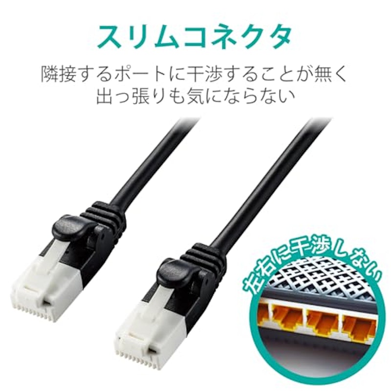 LANケーブル CAT6A 4