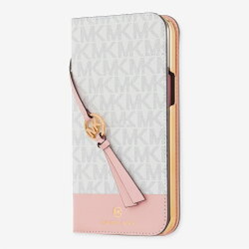 Folio Case 2 Tone with Tassel Charm 1