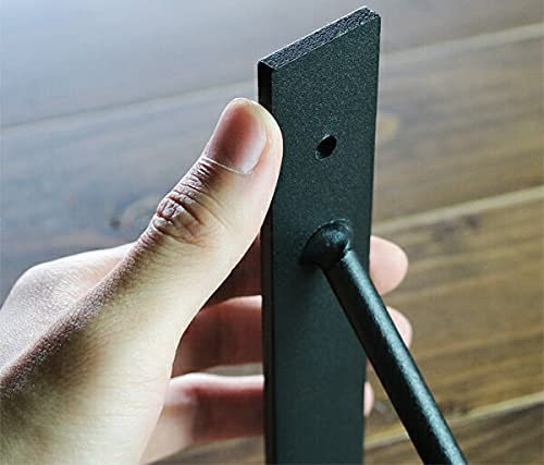 棚受け金具 ストレート型 ブラック 3