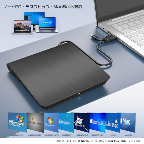 外付けDVDドライブ 4