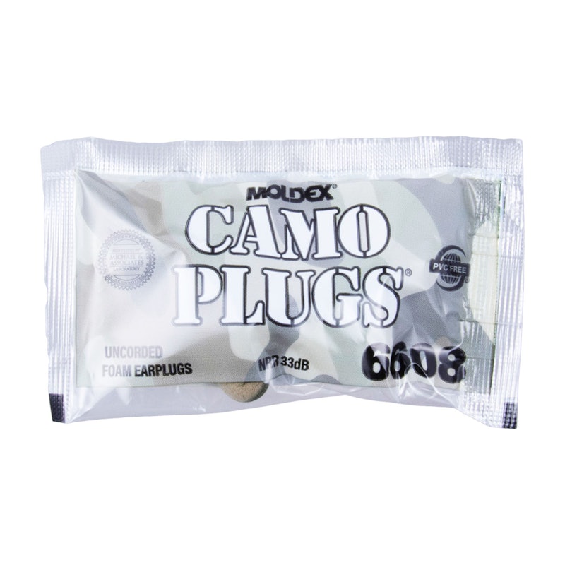 Camo Plugs 発泡ウレタン製使い捨て耳せん 2