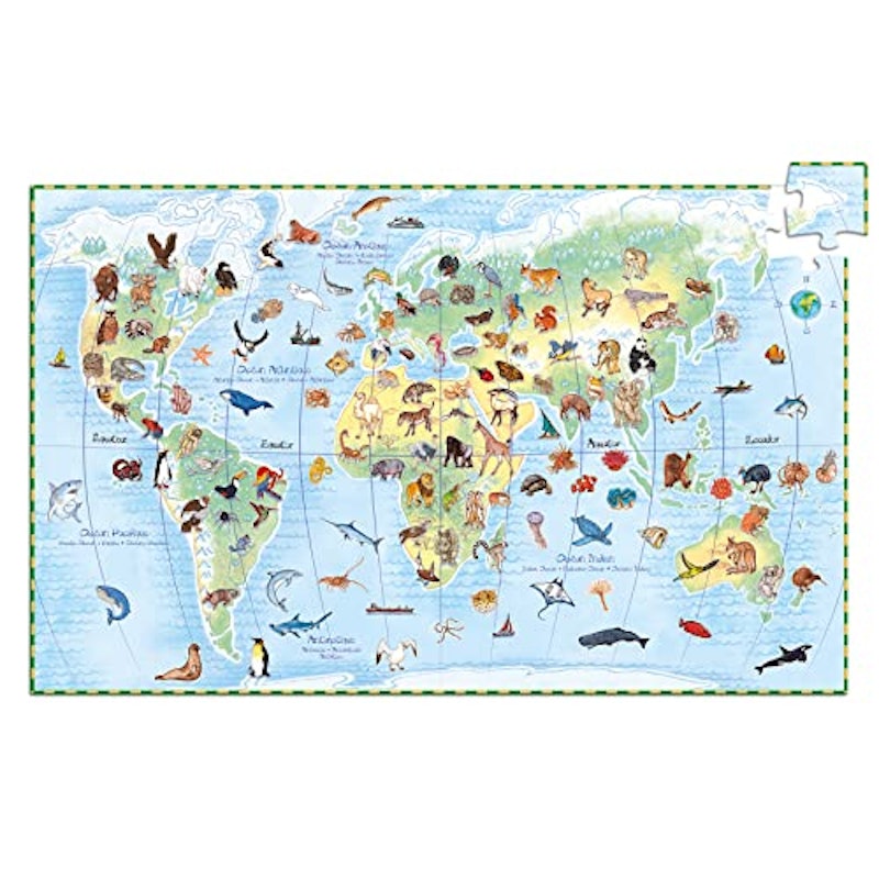 世界地図 ジグソーパズル 1