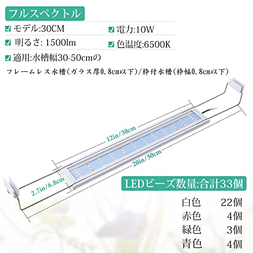 フルスペクトル水槽照明LEDライト 2