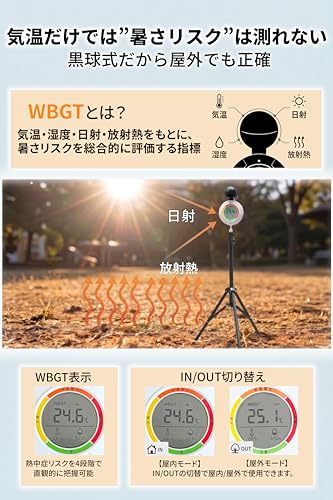 黒球式熱中症指数計 5