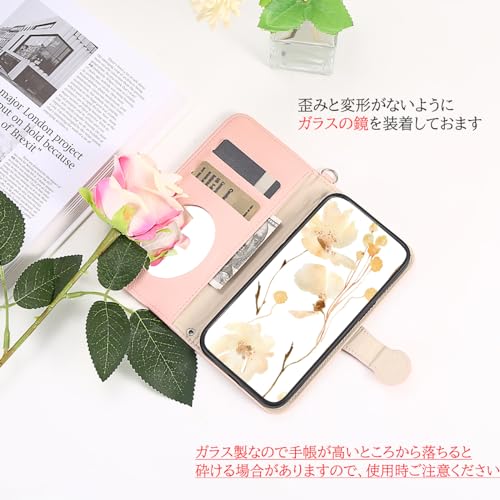 花柄手帳型ケース 6