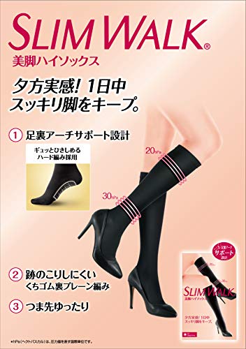 スリムウォーク 美脚ハイソックス 4