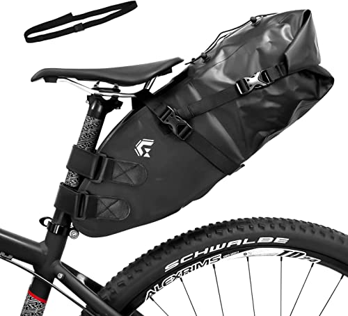 反射加工 自転車 サドルバッグ 軽量 大容量 リアバッグ シートポストバッグ 自転車 バッグ シートバッグ 簡単取り付け 荷物 収納 工具入れ 小物入れ サイクリング ロードバイク マウンテンバイク クロスバイク