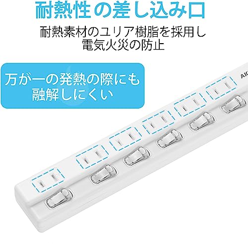 AKIRARI 電源タップ 5