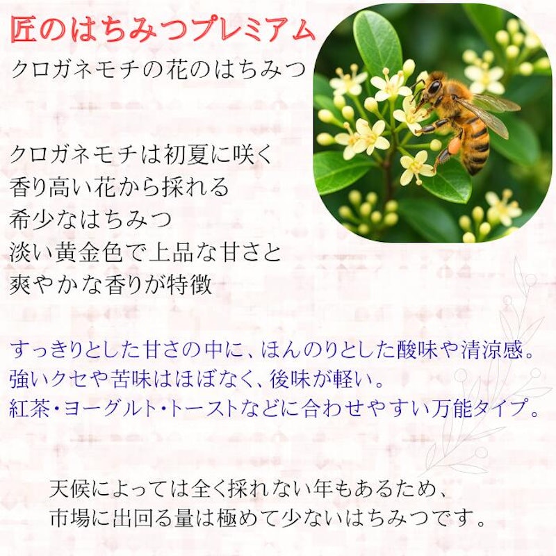 匠のはちみつ プレミアム 完熟純粋蜂蜜 2