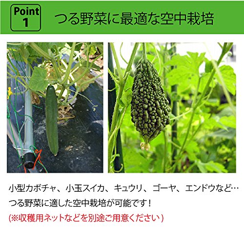 空中栽培 つる棚セット 4