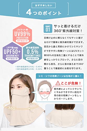 UVカットフェイスカバー 3